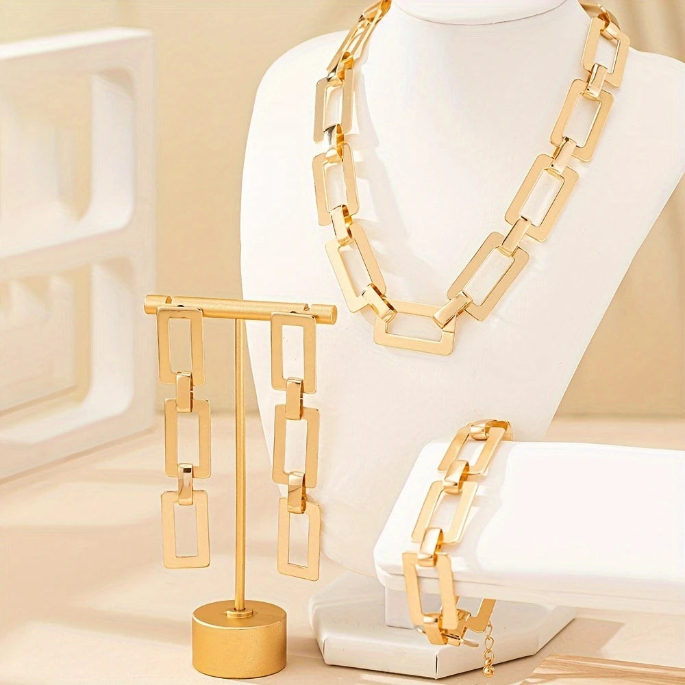 Parure Donna 3 o 4 Pezzi – Collana, Bracciale e Orecchini