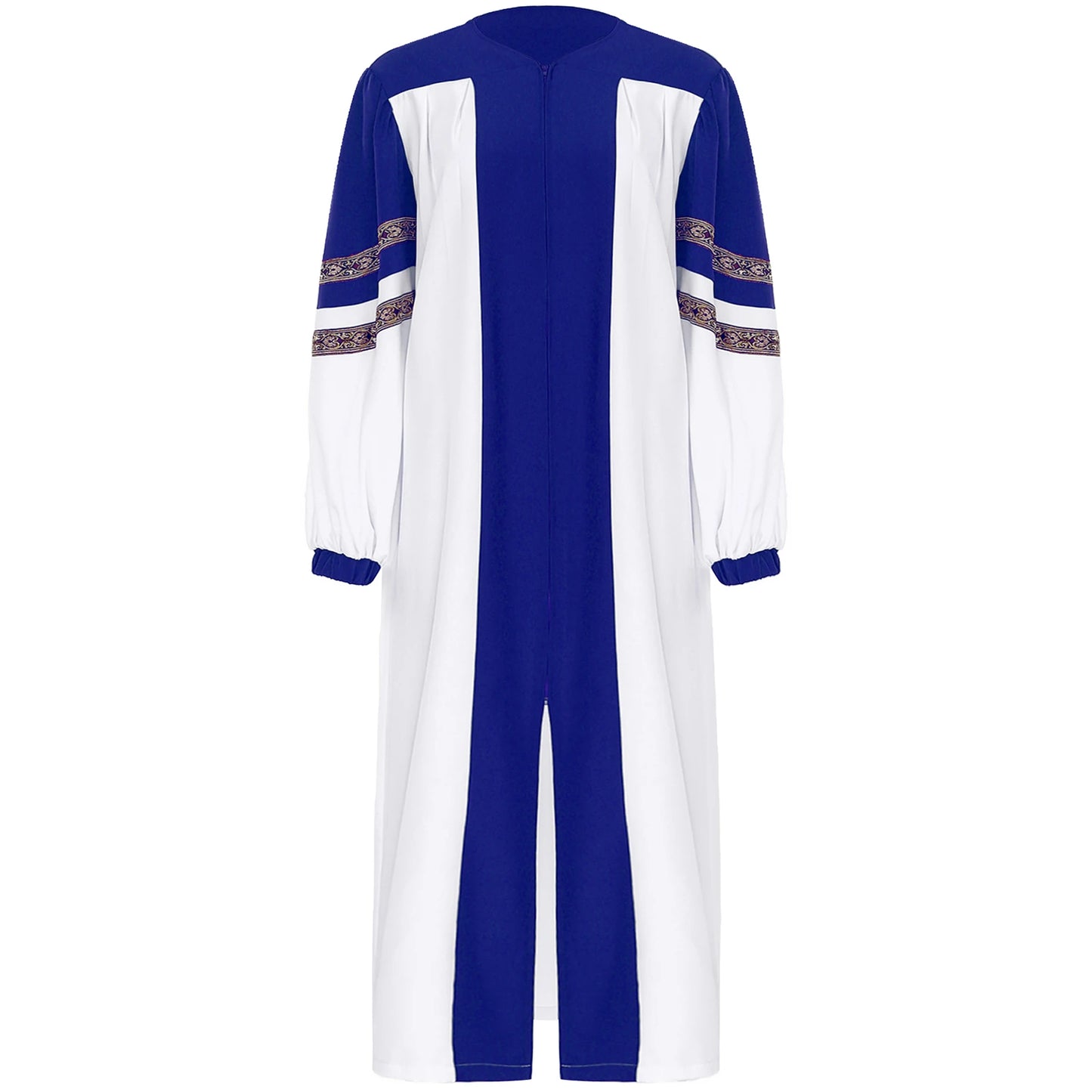 Robe de pasteur unisexe pour église et chorale – costume chrétien à manches longues