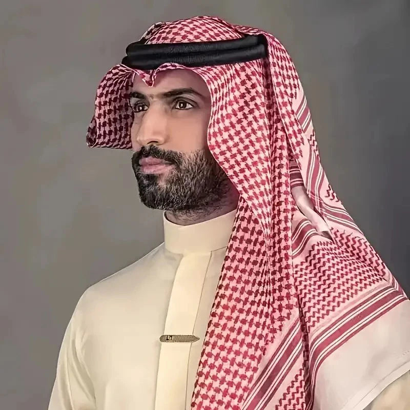 Turban et keffieh musulman avec bonnet de prière – couvre-chef islamique pour homme