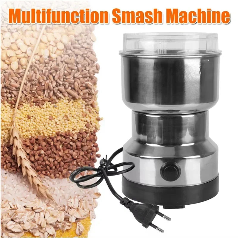 Moulin à Café Électrique Multifonction 4 Lames – Grains, Épices & Fruits Secs – 150W