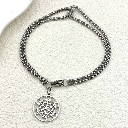 Bracelet 7 chakras en acier inoxydable – Bijou spirituel unisexe