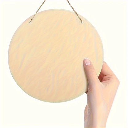 Disque en Bois Jésus et les Disciples – Art Religieux 2D (20×20 cm)