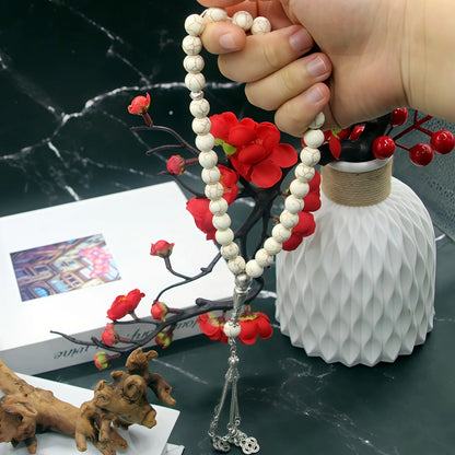 Chapelet Musulman 33 Perles Turquoise – Tasbih avec Pompon