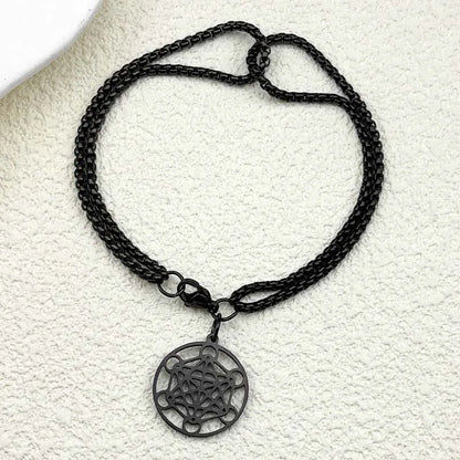 Bracelet 7 chakras en acier inoxydable – Bijou spirituel unisexe