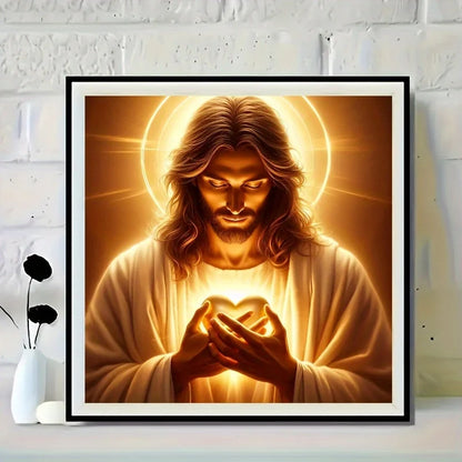 Diamond Painting kit 5D Sacré-Cœur –/Art Religieux Décoratif