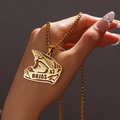 Collier Prénom Personnalisé – Ancre, Casque & Motifs au Choix
