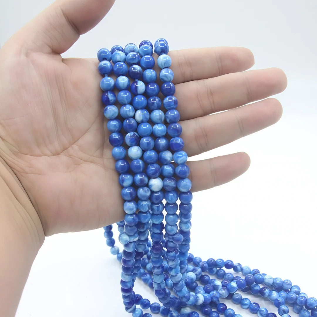 Tasbih Musulman 99 Perles 8mm – Chapelet Islamique Lune & Étoile avec Pompon | Cadeau Ramadan & Aïd