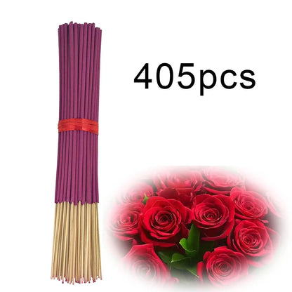 Encens floral à la rose fait main – bâtons parfumés pour intérieur et extérieur