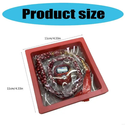 Tasbih 99 perles avec compteur – Chapelet musulman en verre