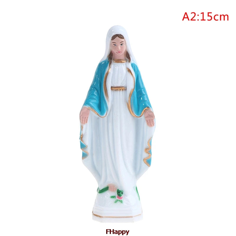Statue Vierge Marie Catholique  (6,5 cm / 15 cm)