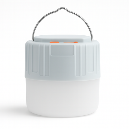 Lampe de Camping LED Rechargeable – Solaire & USB, Waterproof IPX6 avec Power Bank