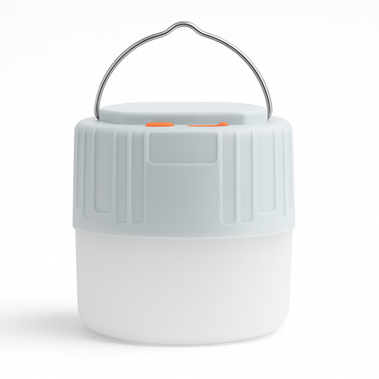 Lampe de Camping LED Rechargeable – Solaire & USB, Waterproof IPX6 avec Power Bank