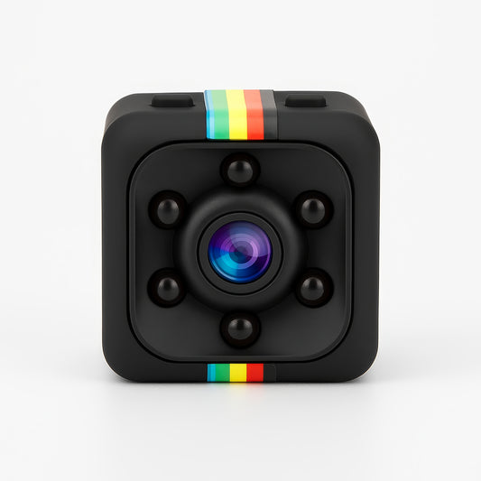 Caméra de Surveillance HD 1080P – Mini Caméra Portable avec Enregistrement Vidéo et Audio