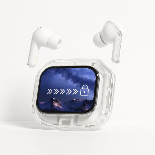 TransRisart™ Écouteurs Intelligents – Traduction 144 Langues, ANC+ENC, Écran Tactile & HiFi Audio